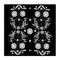 Stupell Industries Symmetrical Flower-Like Patterns Canvas, design by El Perkin